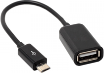 کابل OTG میکرو یو اس بی Black Front