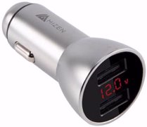 تصویر  شارژر فندکی car charger display mizen
